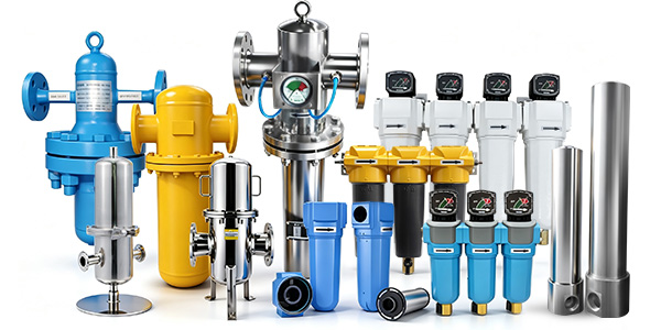 SUNWIN compressed air filters product range