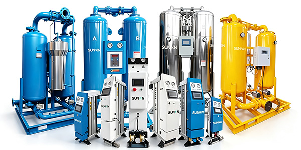 SUNWIN desiccant air dryer product range