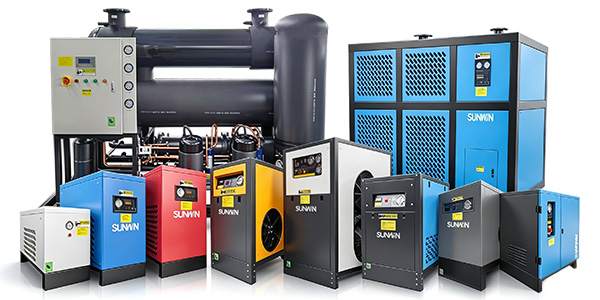 SUNWIN refrigerated air dryer product range