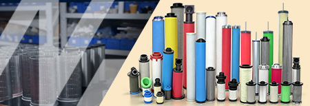 Replacement compressed air filter element