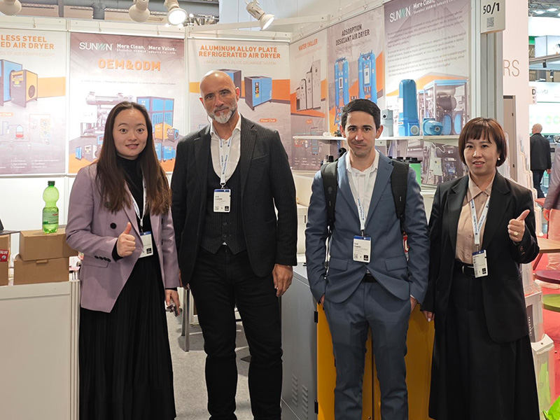 Sunwin at Hannover Messe 2025 for compressed air treatment products